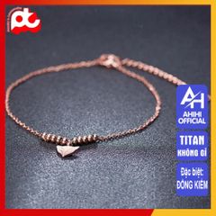 Lắc Chân Nữ Titan Cao Cấp - Thiết Kế Thanh Lịch, Bền Bỉ, Không Gỉ - Trang Sức Thời Trang Phù Hợp Mọi Phong Cách