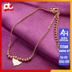 Lắc Chân Nữ Titan Cao Cấp - Thiết Kế Thanh Lịch, Bền Bỉ, Không Gỉ - Trang Sức Thời Trang Phù Hợp Mọi Phong Cách