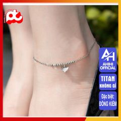 Lắc Chân Nữ Titan Cao Cấp - Thiết Kế Thanh Lịch, Bền Bỉ, Không Gỉ - Trang Sức Thời Trang Phù Hợp Mọi Phong Cách