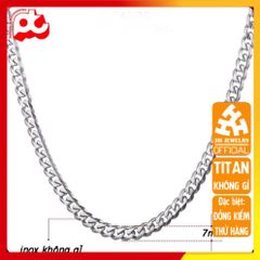 Dây Chuyền Nam Titan Cao Cấp - Phong Cách Mạnh Mẽ, Chống Gỉ, Thời Trang Đẳng Cấp, Quà Tặng Ý Nghĩa cho Đấng Mày Râu
