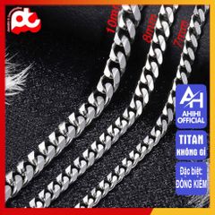 Dây Chuyền Nam Titan Cao Cấp - Phong Cách Mạnh Mẽ, Chống Gỉ, Thời Trang Đẳng Cấp, Quà Tặng Ý Nghĩa cho Đấng Mày Râu
