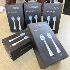 Set 3 đầu bàn chải điện 2LOCK chính hãng – Công nghệ rung siêu mạnh, bảo vệ nướu, sạch sâu và chống nước IPX7, sạc Type-C tiện lợi