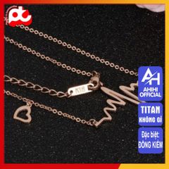 Dây Chuyền Nữ Titan Cao Cấp - Sang Trọng, Tinh Tế, Không Đen, Chống Gỉ - Phụ Kiện Thời Trang Nữ An Toàn Cho Da
