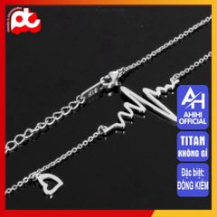 Dây Chuyền Nữ Titan Cao Cấp - Sang Trọng, Tinh Tế, Không Đen, Chống Gỉ - Phụ Kiện Thời Trang Nữ An Toàn Cho Da