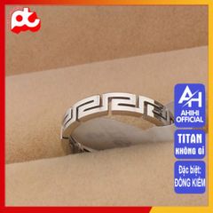 Nhẫn Nữ Titan Cao Cấp - Thiết Kế Thanh Lịch, Bền Bỉ, Chống Gỉ - Quà Tặng Sang Trọng Dành Cho Phụ Nữ