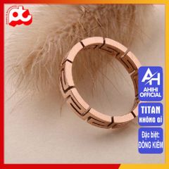 Nhẫn Nữ Titan Cao Cấp - Thiết Kế Thanh Lịch, Bền Bỉ, Chống Gỉ - Quà Tặng Sang Trọng Dành Cho Phụ Nữ