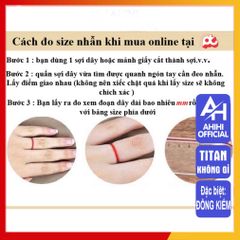 Nhẫn Nữ Titan Cao Cấp - Thiết Kế Thanh Lịch, Bền Bỉ, Chống Gỉ - Quà Tặng Sang Trọng Dành Cho Phụ Nữ