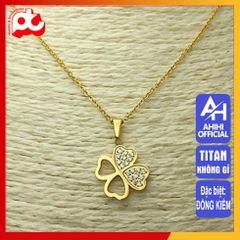 Dây Chuyền Nữ Titan Cao Cấp - Sang Trọng, Bền Bỉ, An Toàn Cho Da - Phụ Kiện Thời Trang Độc Đáo, Đều Có Màu Bạc, Vàng Tươi, Vàng Hồng