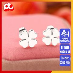 Bông Tai Nữ Titan Cao Cấp - Thiết Kế Thanh Lịch, Không Gỉ, An Toàn Cho Da, Nhiều Màu Sắc, Phụ Kiện Thời Trang Nữ