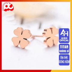 Bông Tai Nữ Titan Cao Cấp - Thiết Kế Thanh Lịch, Không Gỉ, An Toàn Cho Da, Nhiều Màu Sắc, Phụ Kiện Thời Trang Nữ