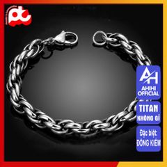 Lắc Tay Nam Titan Cao Cấp - Phong Cách Mạnh Mẽ, Bền Bỉ, Thời Trang Đẳng Cấp Không Gỉ, Quà Tặng Đặc Biệt Cho Phái Mạnh