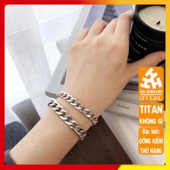 Lắc Tay Titan Cao Cấp Nam Nữ - Phong Cách Sang Trọng, Không Gỉ, Độ Bền Cao, Kích Cỡ 9mm, Quà Tặng Thời Trang Thích Hợp
