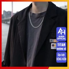 Lắc Tay Titan Cao Cấp Nam Nữ - Phong Cách Sang Trọng, Không Gỉ, Độ Bền Cao, Kích Cỡ 9mm, Quà Tặng Thời Trang Thích Hợp