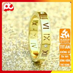 Nhẫn Nữ Titan Cao Cấp - Thiết Kế Thanh Lịch, Không Gỉ, Nhẹ, Dễ Điều Chỉnh, Món Quà Sang Trọng Cho Dịp Đặc Biệt