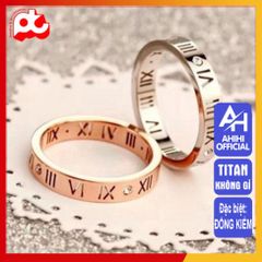 Nhẫn Nữ Titan Cao Cấp - Thiết Kế Thanh Lịch, Không Gỉ, Nhẹ, Dễ Điều Chỉnh, Món Quà Sang Trọng Cho Dịp Đặc Biệt