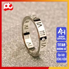Nhẫn Nữ Titan Cao Cấp - Thiết Kế Thanh Lịch, Không Gỉ, Nhẹ, Dễ Điều Chỉnh, Món Quà Sang Trọng Cho Dịp Đặc Biệt