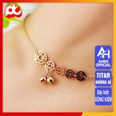 Lắc chân nữ titan cao cấp - Thiết kế thanh lịch, không gỉ, an toàn cho da, phụ kiện thời trang hoàn hảo, nhiều màu sắc hấp dẫn