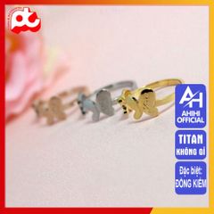 Nhẫn Nữ Titan Cao Cấp - Thiết Kế Thanh Lịch, Không Gỉ, Đa Dạng Màu Sắc, Phù Hợp Mọi Dịp, Quà Tặng Ý Nghĩa