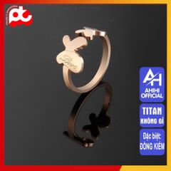 Nhẫn Nữ Titan Cao Cấp - Thiết Kế Thanh Lịch, Không Gỉ, Đa Dạng Màu Sắc, Phù Hợp Mọi Dịp, Quà Tặng Ý Nghĩa