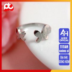 Nhẫn Nữ Titan Cao Cấp - Thiết Kế Thanh Lịch, Không Gỉ, Đa Dạng Màu Sắc, Phù Hợp Mọi Dịp, Quà Tặng Ý Nghĩa