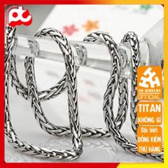 Dây Chuyền Nam Titan Cao Cấp Sang Trọng Chống Gỉ - Phụ Kiện Phong Cách Đẳng Cấp 3mm - Quà Tặng Ý Nghĩa Cho Nam Giới