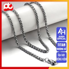 Dây Chuyền Nam Titan Cao Cấp Sang Trọng Chống Gỉ - Phụ Kiện Phong Cách Đẳng Cấp 3mm - Quà Tặng Ý Nghĩa Cho Nam Giới