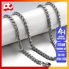 Dây Chuyền Nam Titan Cao Cấp Sang Trọng Chống Gỉ - Phụ Kiện Phong Cách Đẳng Cấp 3mm - Quà Tặng Ý Nghĩa Cho Nam Giới