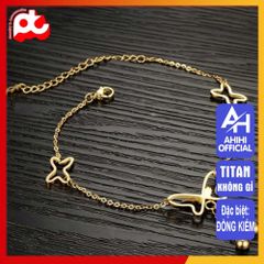 Lắc Chân Nữ Titan Cao Cấp - Thiết Kế Thanh Lịch, Bền Bỉ, An Toàn Đối Với Da - Quà Tặng Hoàn Hảo Cho Phụ Nữ
