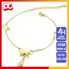 Lắc Chân Nữ Titan Cao Cấp - Thiết Kế Thanh Lịch, Bền Bỉ, An Toàn Đối Với Da - Quà Tặng Hoàn Hảo Cho Phụ Nữ