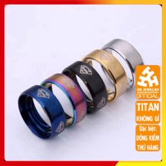 Nhẫn Titan Cao Cấp Nam - Thiết Kế Mạnh Mẽ, Chống Gỉ, An Toàn Cho Da - Phụ Kiện Thời Trang Nam Đẳng Cấp
