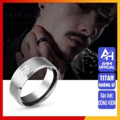 Nhẫn Titan Cao Cấp Nam - Thiết Kế Mạnh Mẽ, Chống Gỉ, An Toàn Cho Da - Phụ Kiện Thời Trang Nam Đẳng Cấp