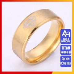 Nhẫn Titan Cao Cấp Nam - Thiết Kế Mạnh Mẽ, Chống Gỉ, An Toàn Cho Da - Phụ Kiện Thời Trang Nam Đẳng Cấp