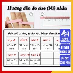 Nhẫn Titan Cao Cấp Nam - Thiết Kế Mạnh Mẽ, Chống Gỉ, An Toàn Cho Da - Phụ Kiện Thời Trang Nam Đẳng Cấp