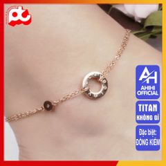 Lắc Chân Nữ Titan Cao Cấp - Thiết Kế Thanh Lịch, Bền Bỉ, Không Gỉ - Phụ Kiện Thời Trang Cho Mọi Dịp