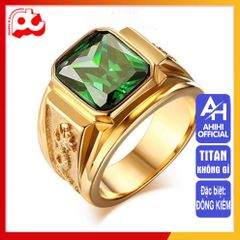 Nhẫn Nam Titan Cao Cấp Chạm Rồng - Phụ Kiện Thời Trang Nam Thép Không Gỉ, Đẹp Mạnh Mẽ, An Toàn Cho Da