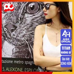 Dây Chuyền Nữ Titan Cao Cấp - Sang Trọng, Tinh Tế và Bền Bỉ - Phụ Kiện Thời Trang Nữ An Toàn Cho Da, Không Kích Ứng