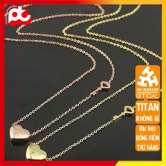 Dây Chuyền Nữ Titan Cao Cấp - Sang Trọng, Bền Bỉ, An Toàn Cho Da - Phụ Kiện Thời Trang Nữ Độc Đáo, Quà Tặng Ý Nghĩa