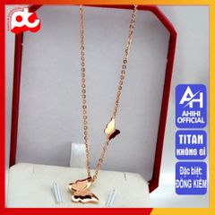Dây chuyền nữ titan cao cấp không gỉ - Thiết kế tinh tế, sang trọng, an toàn cho da, phù hợp mọi phong cách - Quà tặng hoàn hảo.
