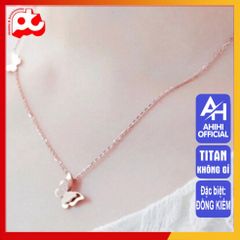 Dây chuyền nữ titan cao cấp không gỉ - Thiết kế tinh tế, sang trọng, an toàn cho da, phù hợp mọi phong cách - Quà tặng hoàn hảo.