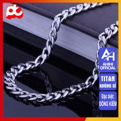 Dây Chuyền Nam Titan Cao Cấp - Phong Cách Mạnh Mẽ, Sang Trọng, Chống Gỉ, Đen/Trắng - Trang Sức Thời Trang Nam Chính Hãng 3H JEWELRY