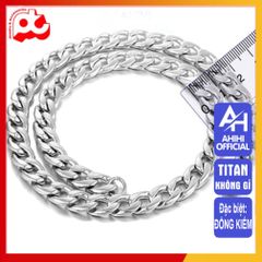 Dây Chuyền Nam Titan Cao Cấp - Phong Cách Mạnh Mẽ, Sang Trọng, Chống Gỉ, Đen/Trắng - Trang Sức Thời Trang Nam Chính Hãng 3H JEWELRY
