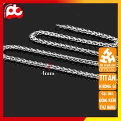 Dây Chuyền Nam Titan Cao Cấp Thời Trang Mạnh Mẽ, Không Gỉ - Phụ Kiện Đẳng Cấp, Quà Tặng Ý Nghĩa Cho Nam Giới