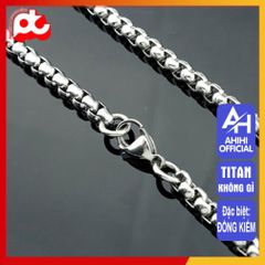 Dây Chuyền Titan Nam Cao Cấp Sang Trọng - Phụ Kiện Thời Trang Đẳng Cấp Chống Gỉ, An Toàn Cho Da, Design Mạnh Mẽ 2mm
