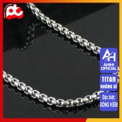 Dây Chuyền Titan Nam Cao Cấp Sang Trọng - Phụ Kiện Thời Trang Đẳng Cấp Chống Gỉ, An Toàn Cho Da, Design Mạnh Mẽ 2mm