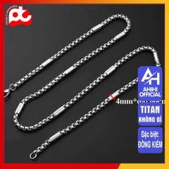 Dây Chuyền Titan Nam Cao Cấp - Thiết Kế Mạnh Mẽ, Chống Trầy Xước, Phong Cách Thời Trang Nam Tính, Quà Tặng Ý Nghĩa