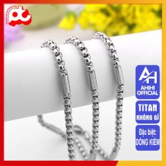 Dây Chuyền Titan Nam Cao Cấp - Thiết Kế Mạnh Mẽ, Chống Trầy Xước, Phong Cách Thời Trang Nam Tính, Quà Tặng Ý Nghĩa
