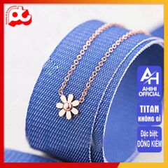 Dây Chuyền Nữ Titan Cao Cấp - Sang Trọng, Tinh Tế, Chống Gỉ Sét, An Toàn Cho Da - Phụ Kiện Thời Trang Nữ Thú Vị