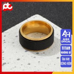 Nhẫn Titan Cao Cấp Nam Nữ - Thiết Kế Hiện Đại, Chất Liệu Bền Bỉ, Phong Cách Thời Trang Unisex - Quà Tặng Đặc Biệt