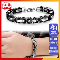 Lắc Tay Nam Titan Cao Cấp - Phong Cách Mạnh Mẽ, Thời Thượng, Không Gỉ, Kích Cỡ 5mm - Phụ Kiện Đẳng Cấp Cho Phái Mạnh