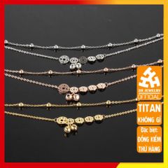 Lắc Chân Nữ Titan Cao Cấp - Thiết Kế Thanh Lịch, Không Gỉ, Dành Cho Phong Cách Thời Trang Sang Trọng, Nhiều Màu Sắc và Kích Cỡ
